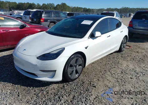 2021 Tesla Model 3 Standard Range Plus Rear-Wheel Drive из США, поврежденный, VIN 5YJ3E1EA0MF919316
